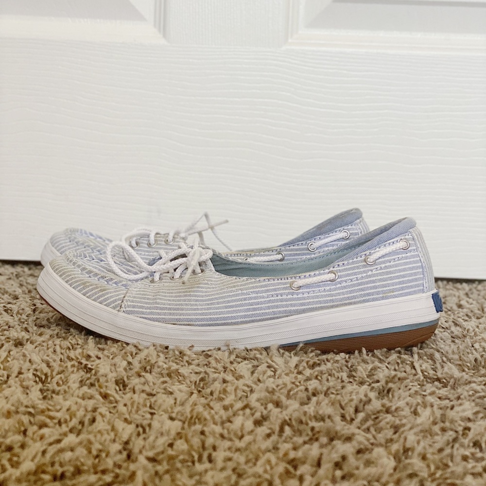 Keds Nautical Stripe Slip On Sneakers Size 8